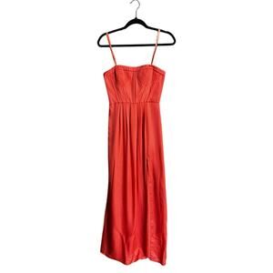 BCBGMaxazria Coral/Pink Strapless Maxi Dress Size 4‎